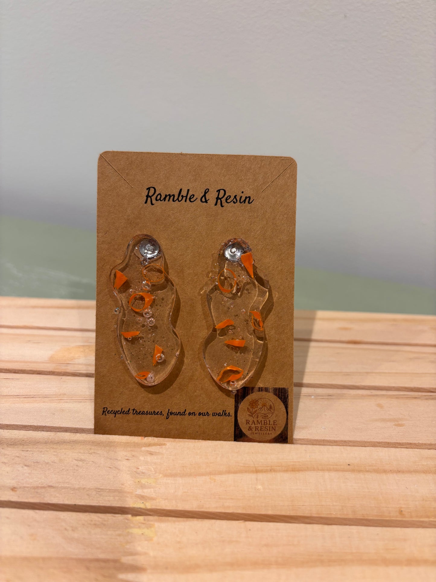 Quirky Orange earrings