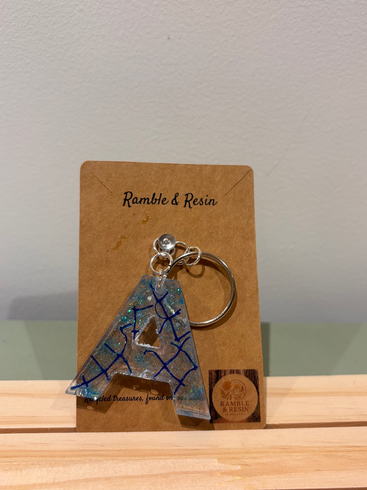 Letter ‘A’ keyring