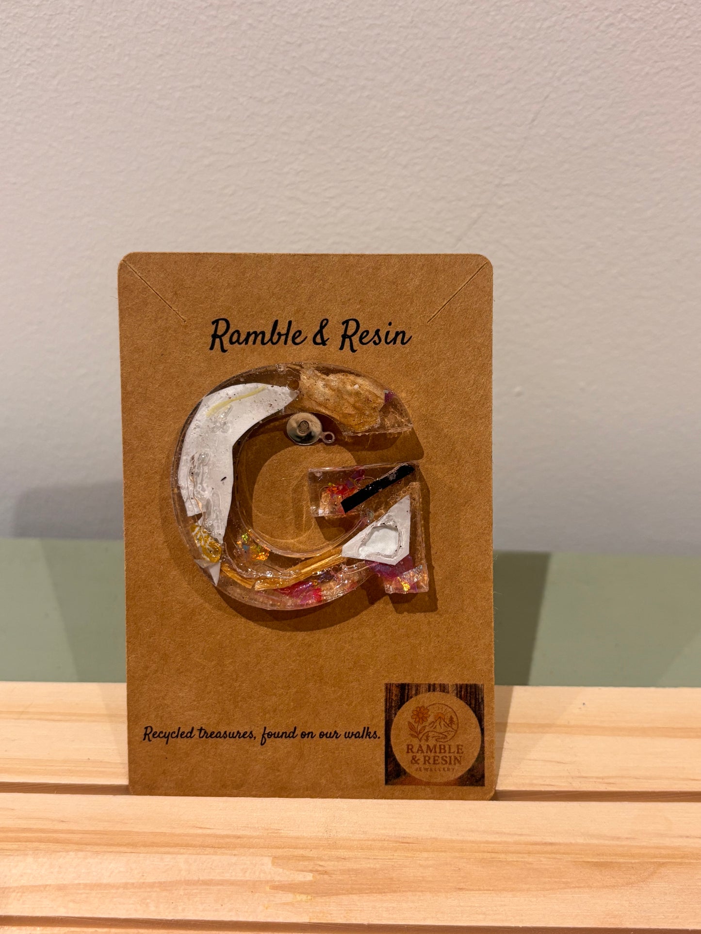 Letter ‘G’ keyring