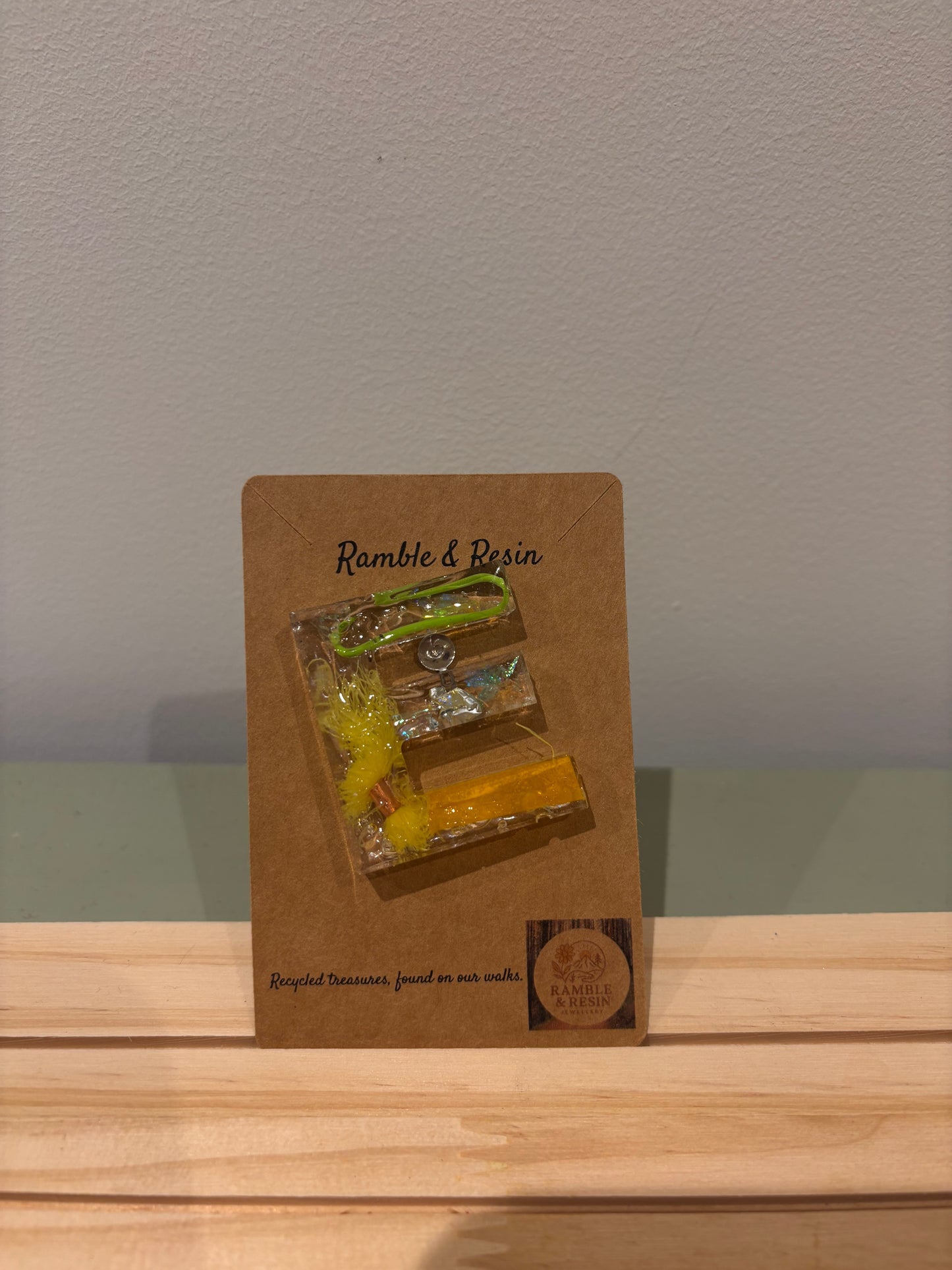 Letter ‘E’ keyring