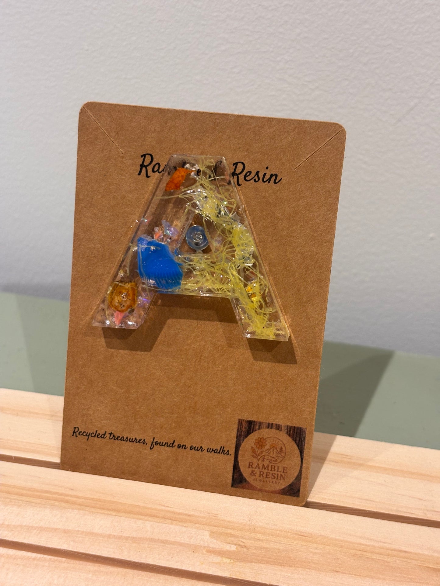 Letter ‘A’ keyring