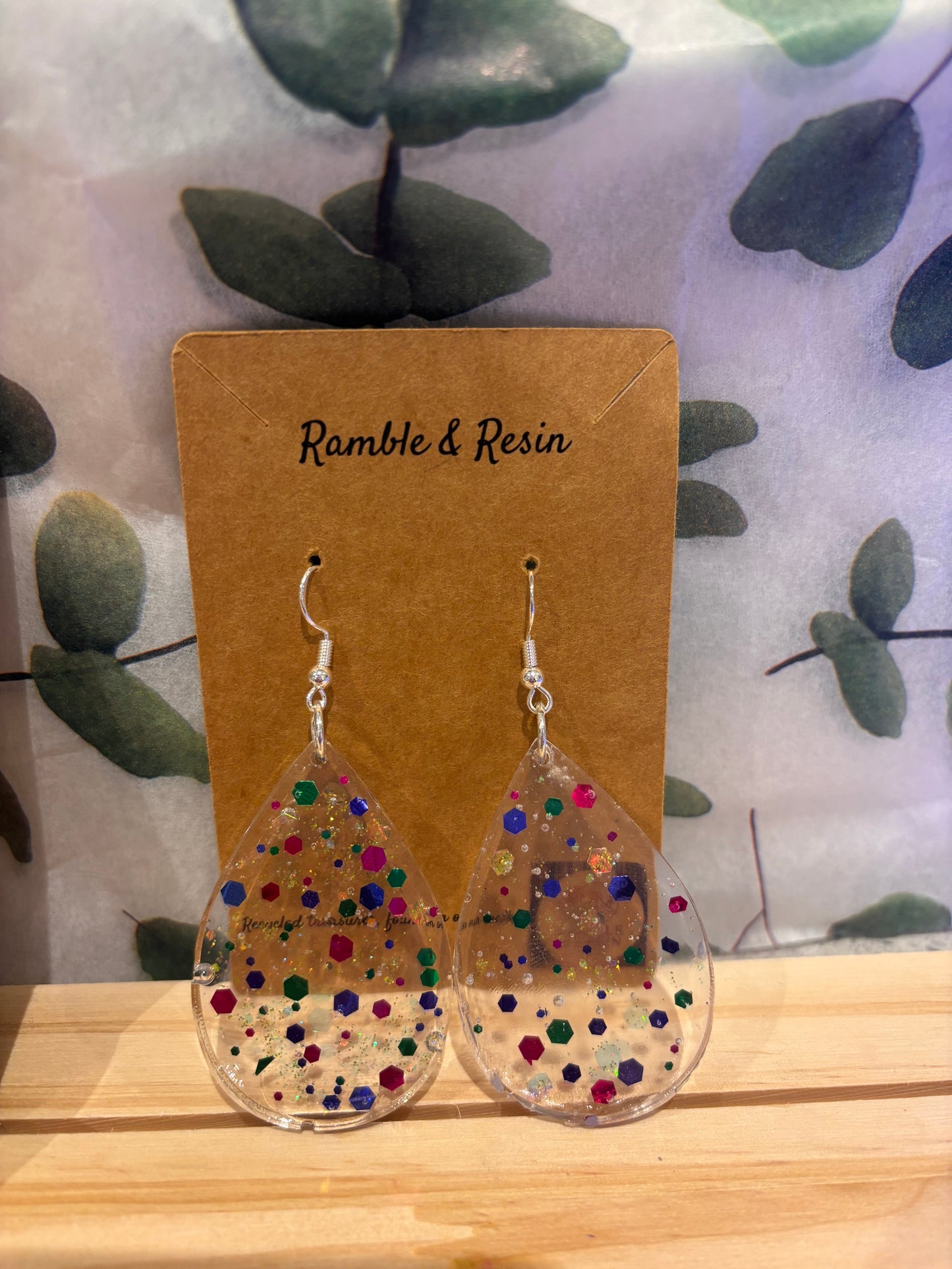 Festive drop earrings
