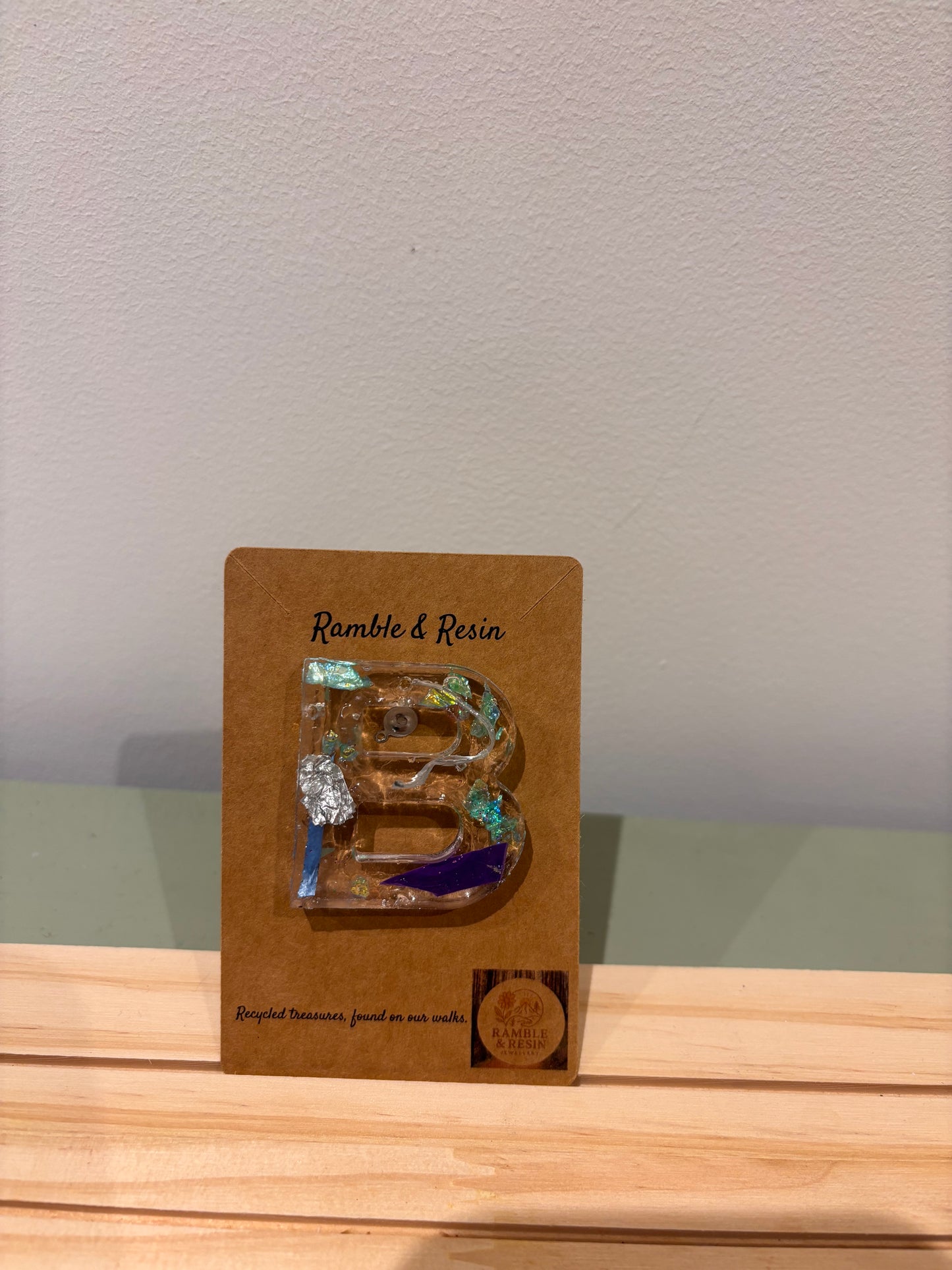 Letter ‘B’ keyring