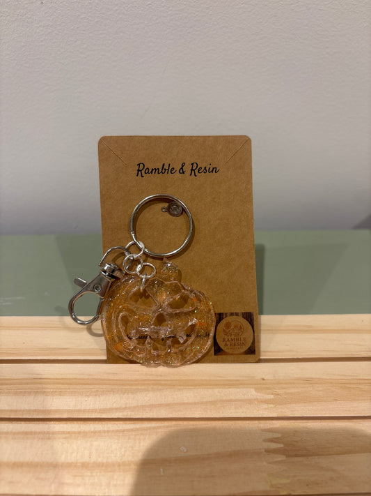 Medium pumpkin keyring