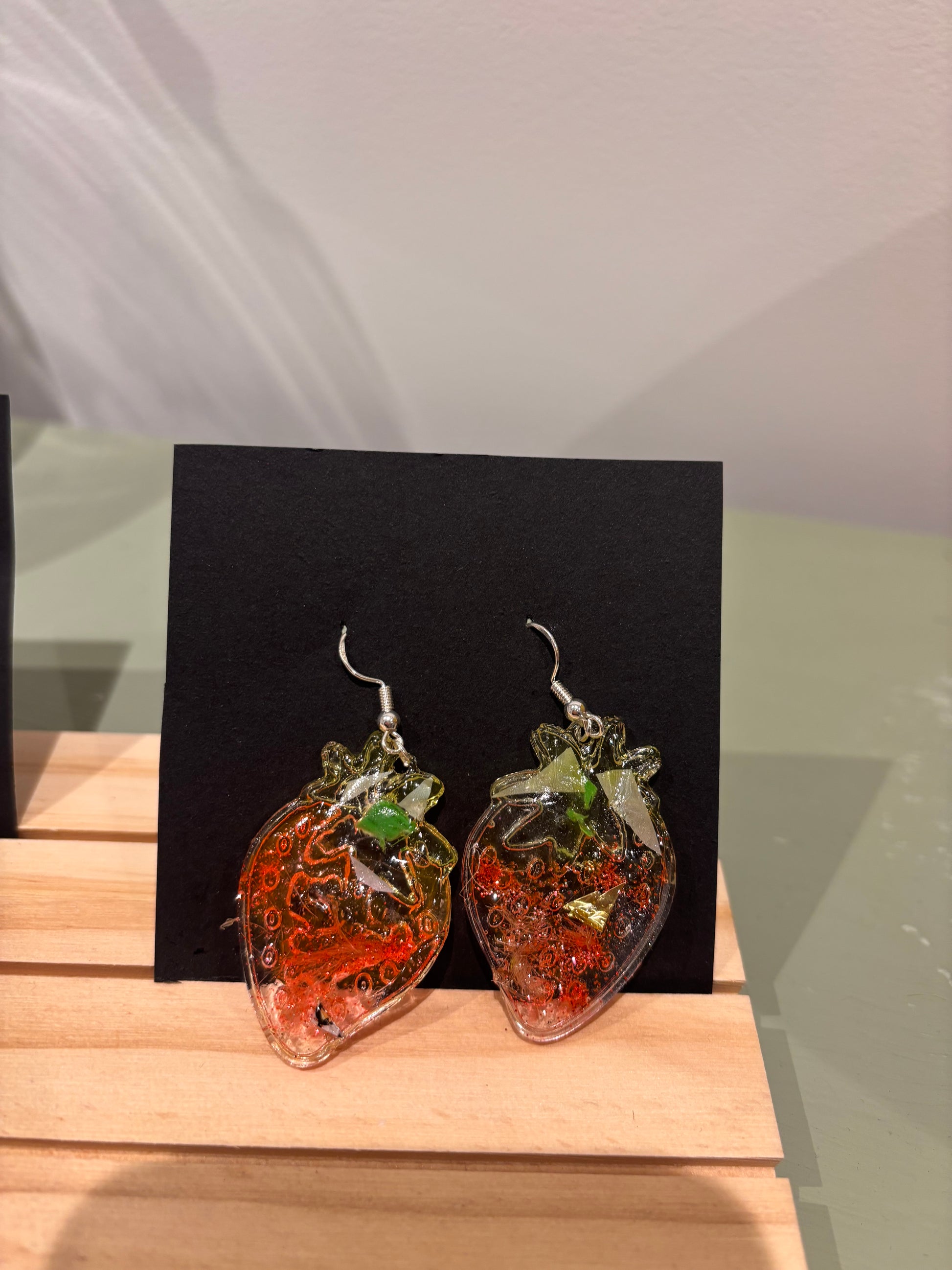 resin handmade earrings 