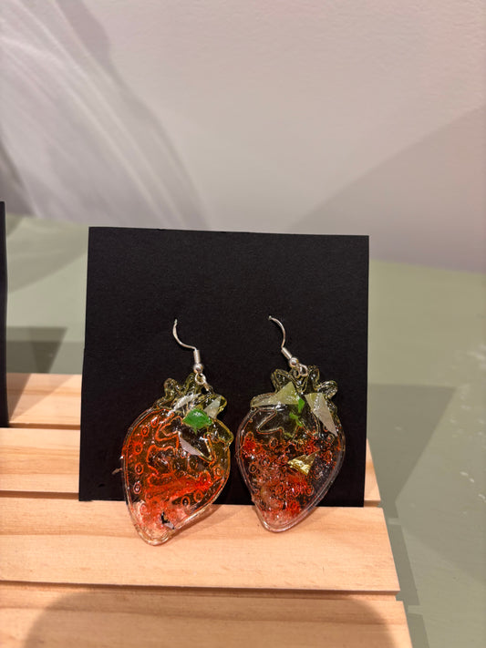 resin handmade earrings 