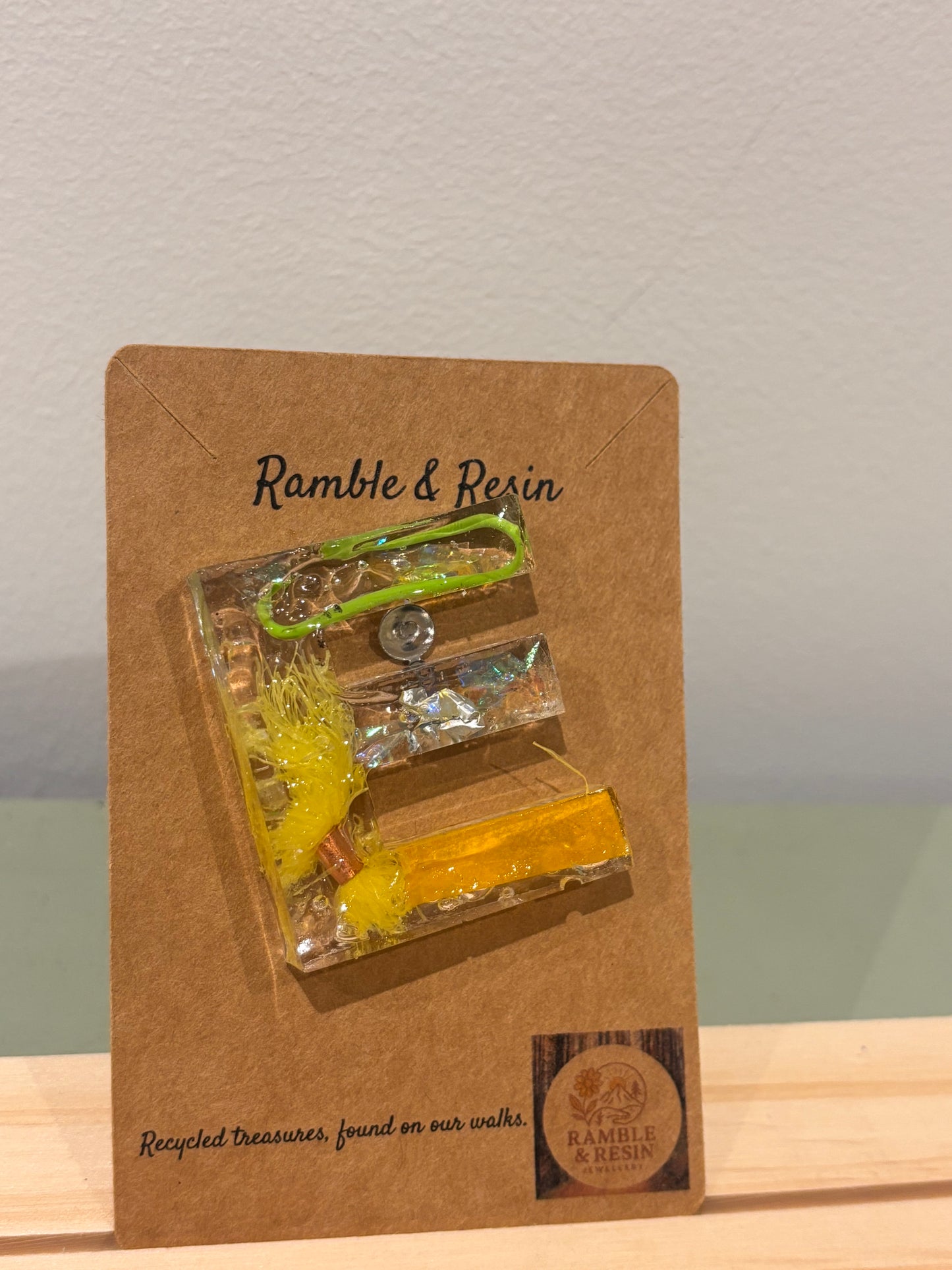 Letter ‘E’ keyring