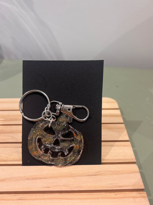 Medium pumpkin keyring