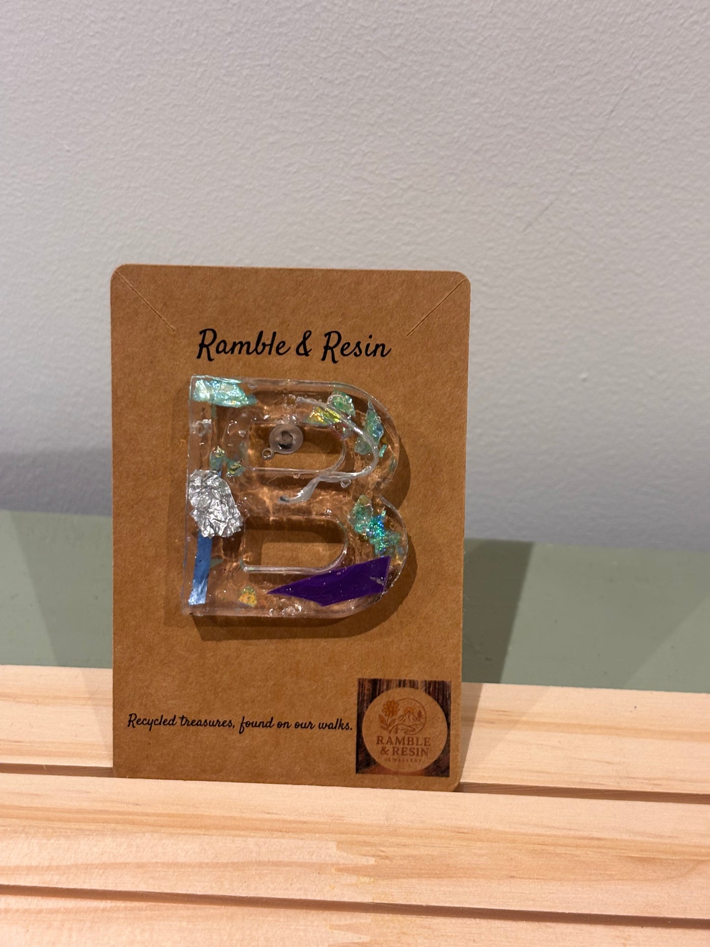 Letter ‘B’ keyring