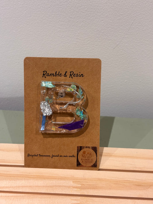 Letter ‘B’ keyring