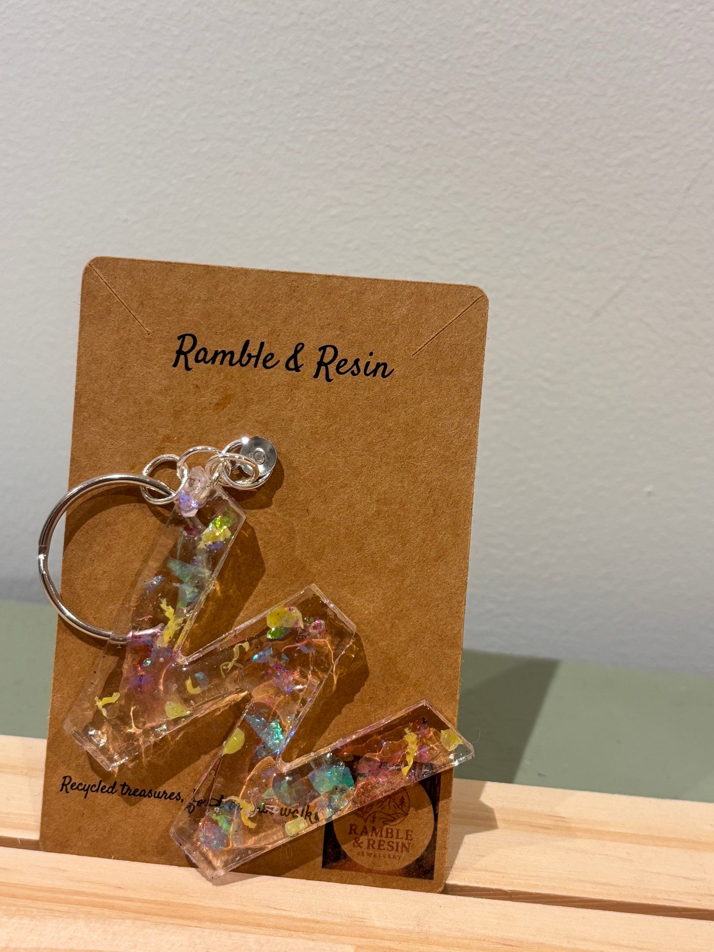 Letter ‘W’ keyring