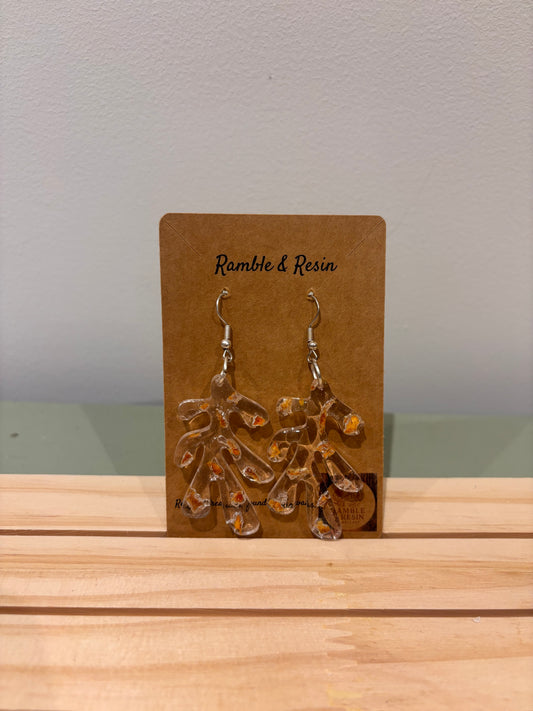 Quirky autumnal earrings