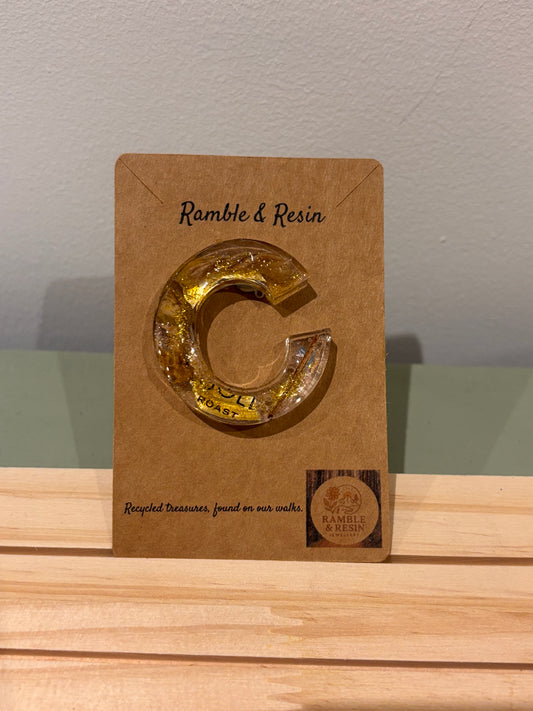 Letter ‘C’ keyring