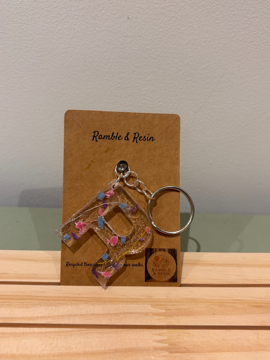 Letter ‘R’ keyring