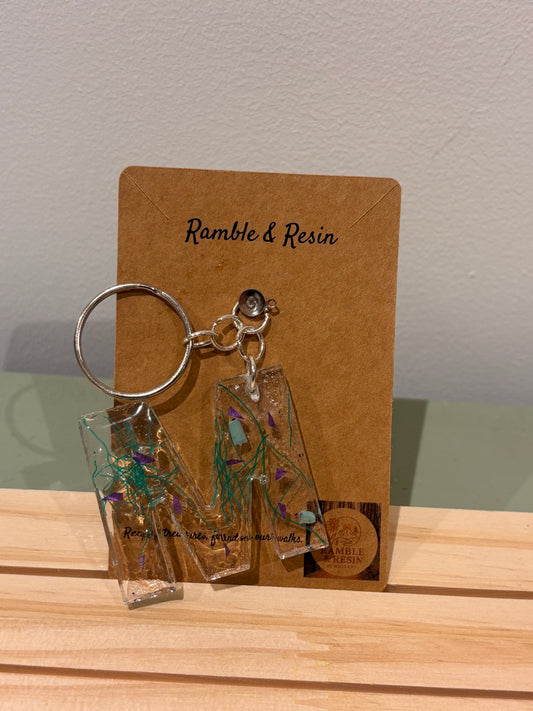 Letter ‘M’ keyring
