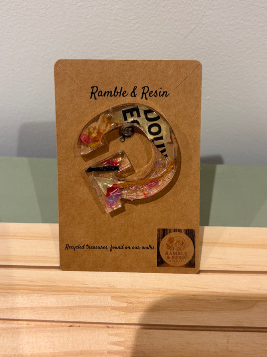 Letter ‘G’ keyring