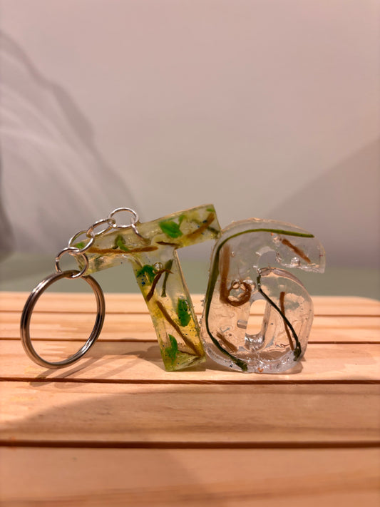 Resin keyrings