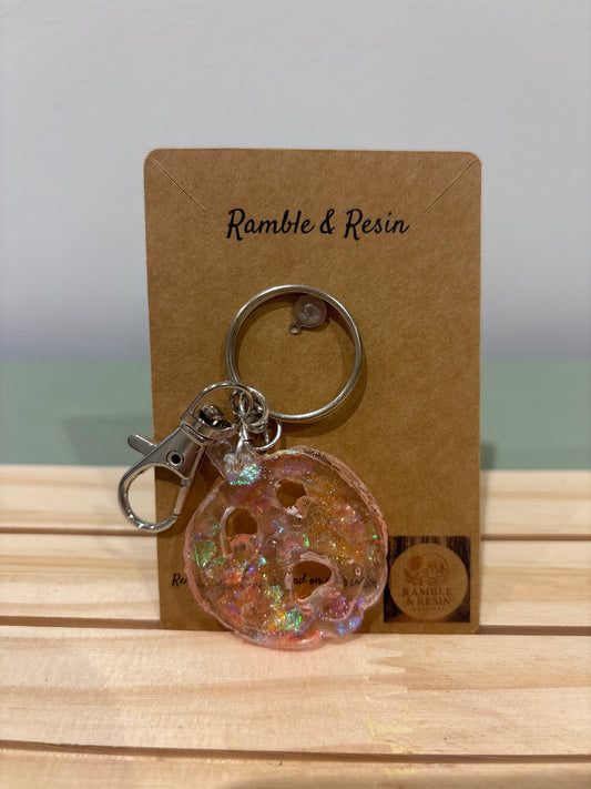 Medium pumpkin keyring