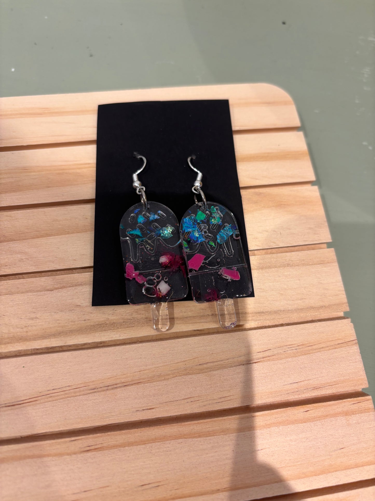 Medium drop lolly earrings