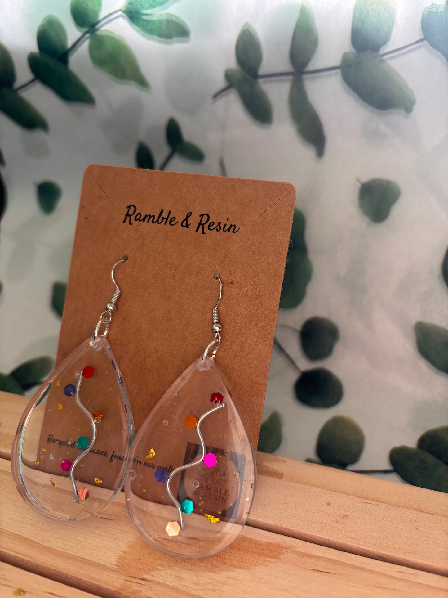 Quirky ‘fairy lights’ style earrings