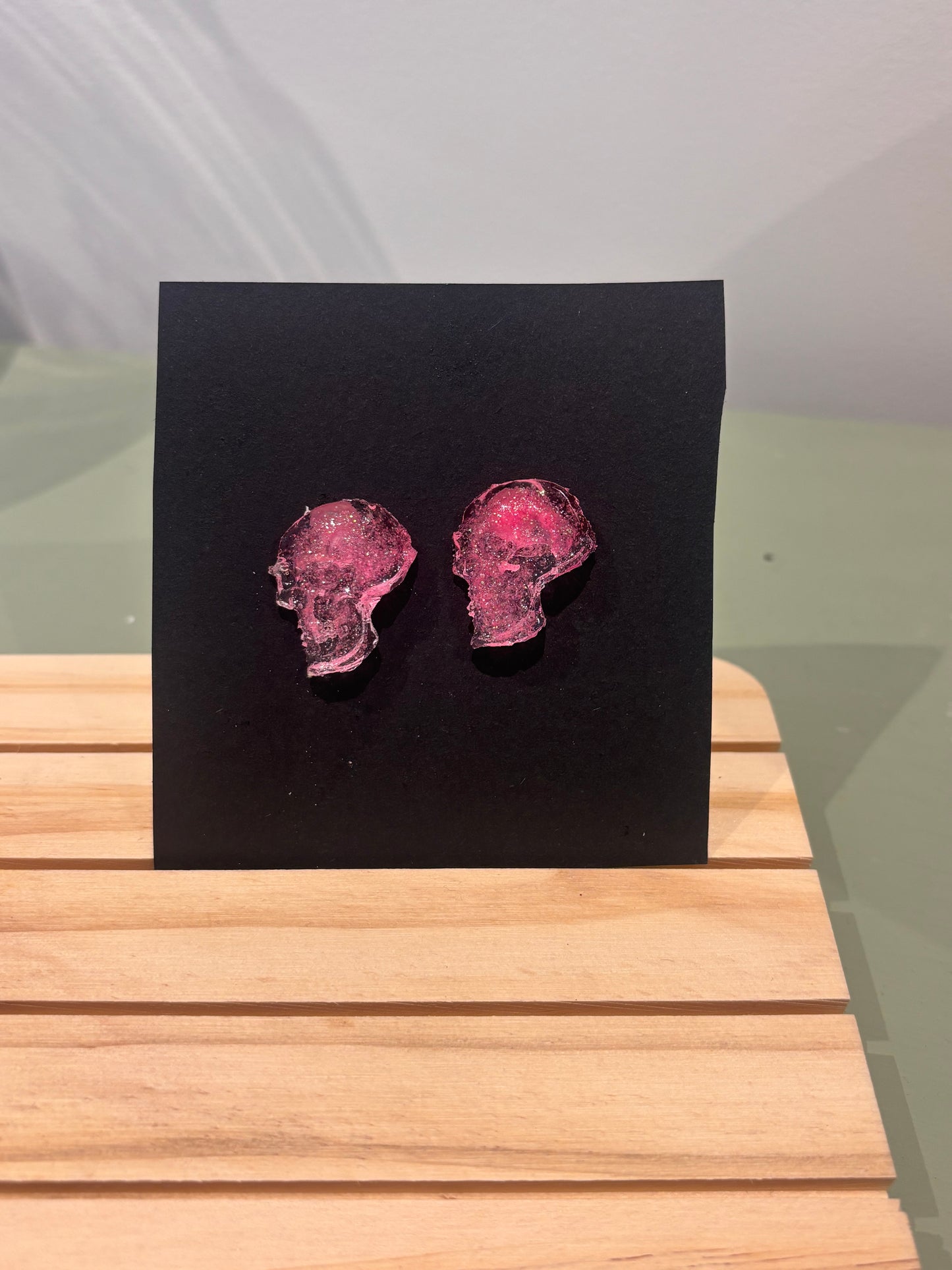 Skull stud earrings