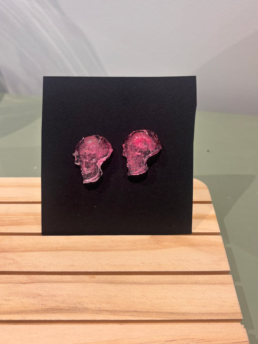 Skull stud earrings
