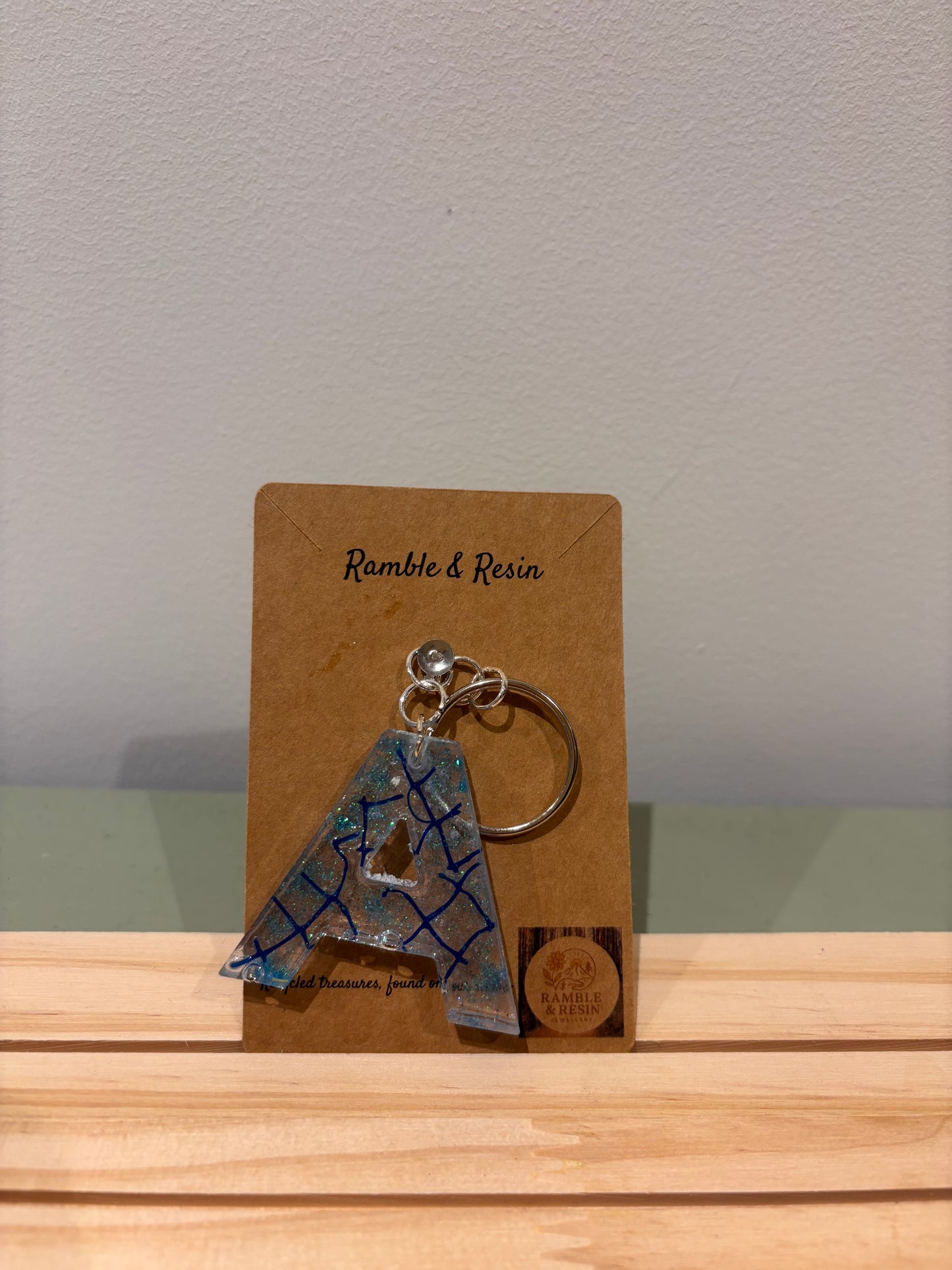 Letter ‘A’ keyring