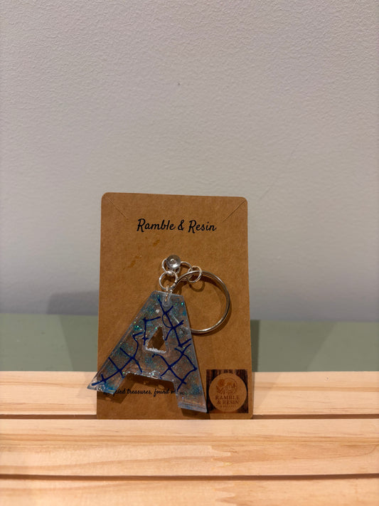 Letter ‘A’ keyring