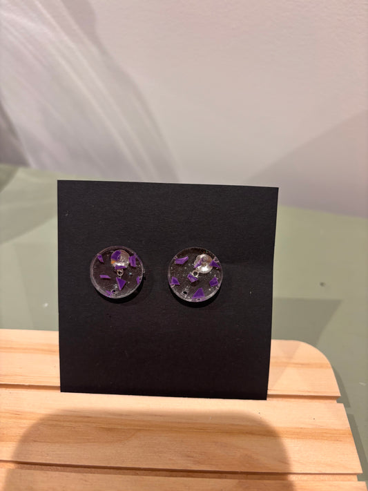 Handmade resin earrings 
