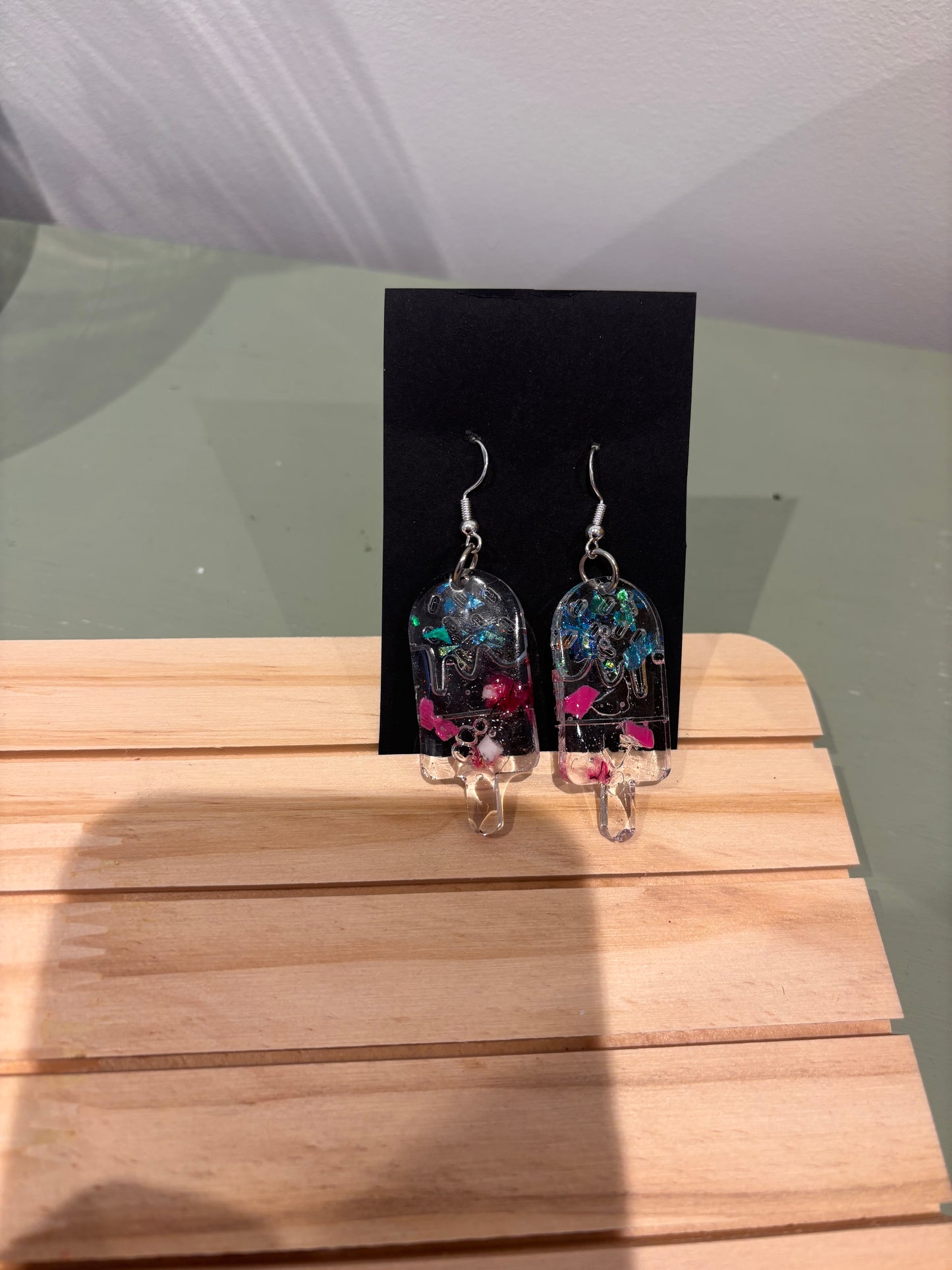 Medium drop lolly earrings