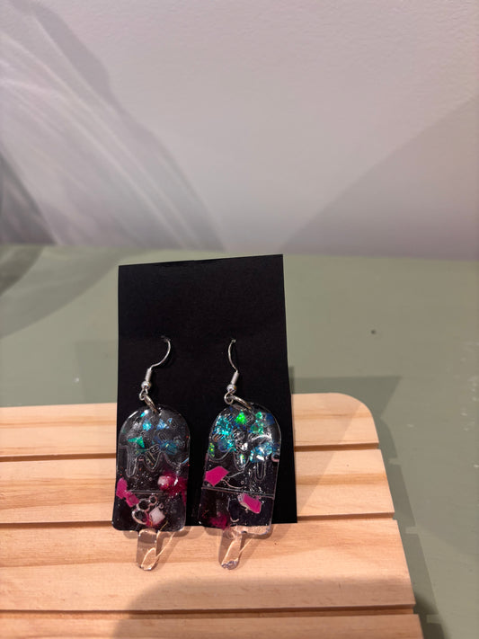 Resin earrings 